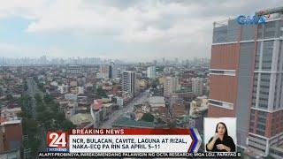 ECQ extended by a week in NCR Plus areas | 24 Oras Weekend