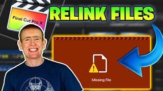 How to RELINK MEDIA in Final Cut Pro X // Missing files?
