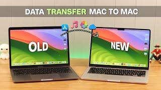 Fastest Way: Transfer Data Old MacBook To New MacBook M2! [Migration Assistant]