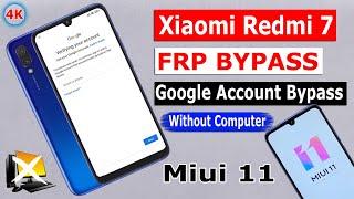 Redmi 7 FRP Bypass Without Pc | Rm Solution | Redmi 7 Miui 11 FRP Unlock & Google Account Bypass