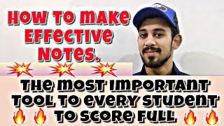 How to make notes ? | Must watch for all students| Rajat arora | Score high with your own notes 