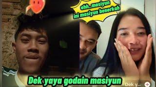 Live masiyun dan dek yaya terbaru_dek yaya godain masiyun