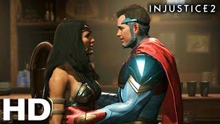 Evil Wonder Woman & Evil Superman Scene | INJUSTICE: 2