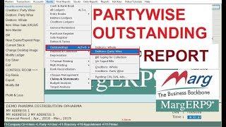 PARTYWISE OUTSTANDING REPORT | MARG Accounting for beginners | Accounting Basics |