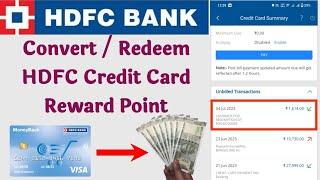 hdfc credit card reward points redeem kaise kare | hdfc credit card points redeem/convert kaise kare