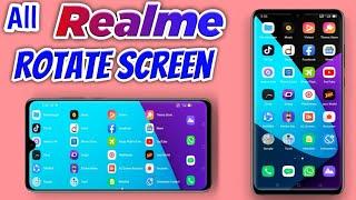 How to Enable Screen Rotation Or Landscape Mode On Realme Mobile Phones | All Realme Rotate Screen