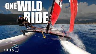 Hobie 16 Joyride: Dealing with gusty shifty conditions