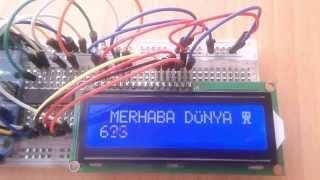 Arduino ~ I²C PCF8574 & HD44780 LCD Display Example Test Code