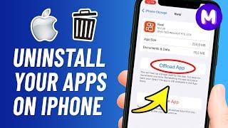 How to UNINSTALL APPS on iPhone 11 12 13 14 15 8