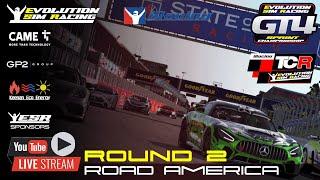 GT4 TCR Round 2 | Road America | Evolution Sim Racing | Multi-Class Sprint Championship