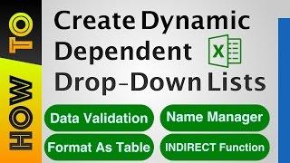 How To | Create Dependent Drop-down Lists in Excel