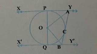 In Fig. 10.13, XY and X’Y’ are two Parallel Tangent|Circle| Class X|Nirmala Singh| Learn with Us