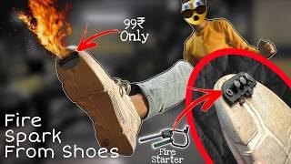 How To Make Fire Spark Shoes! | Making Fire Spark Gadget At Home ( DIY ) Real Life Ghost Rider