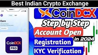 How to Create CoinDCX Account in 2024//CoinDCX Account Opening Process in Hindi