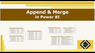 Append vs Merge | Power Query | Power BI