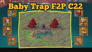 Lord's Mobile F2P Baby Solo Trap Eat Mix hit's,  Lords Mobile Gameplay