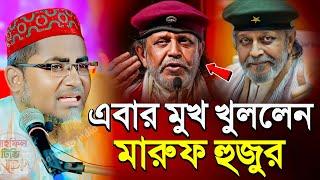 এবার মুখ খুললেন হুজুর,মিঠুন চক্রবর্তী কে ধুয়ে দিলেন। Abdullah Hil Maruf Saheb Jalsah। মারুফ সাহেব