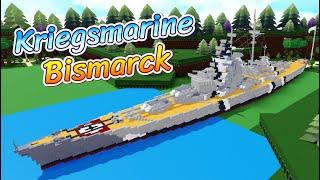 ROBLOX | Build a Boat For Treasure - รีวิว Kriegsmarine Bismarck โดยทีมงานสายสร้างเรือรบ