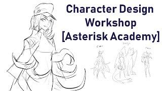 Character Design for Stories by SYTOkun [Asterisk Academy Manga Art Workshop]