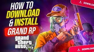 How To Download & Install GTA 5 Grand RP | How To Start Playing GTA 5 Role Play Part - 1 [HINDI]
