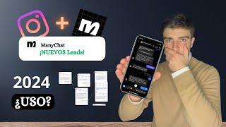 ¿Cómo Automatizar los Mensajes de Instagram para Obtener Más Leads? | Tutorial ManyChat [2024]