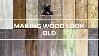 Aging wood to perfection - best aging techniques?