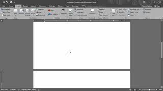 How to Insert a Blank Page in Word |  Add Blank Page | Add New Page