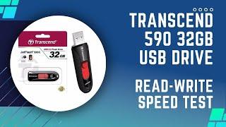 Speed Test of Transcend 590 32GB USB Flash Drive: Read-Write Test