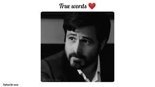 True Lines  || Emraan Hashmi Deep Words️ || Life Status || Golden Words Status️ #trueline