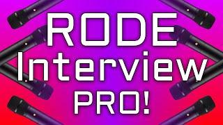 RODE Interview Pro: Wireless Handheld Interview Mic