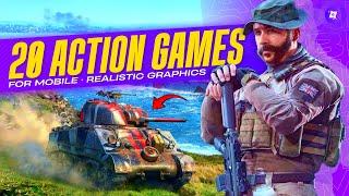 Top 20 Best ACTION GAMES for Mobile (Android & iOS)  High Graphics (Offline/Online)