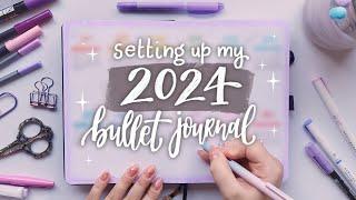 Setting Up My 2024 Bullet Journal  Plan With Me