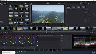 Dacvinci Resolve 16 Color Grading Tutorial am Beispiel für das Mavic 2 Pro DLog-M Videoformat