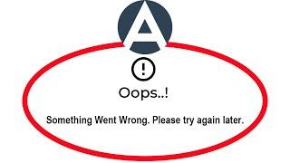 Fix AJIO Online Apps Oops Something Went Wrong Error Please Try Again Later Problem Solved