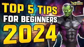 DO DD6 BEFORE APOCALYPSE - TOP 5 BEGINNER'S TIPS - MARVEL Strike Force - MSF