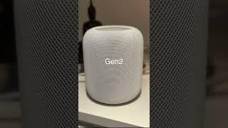 Sound Comparison: Homepod Gen1 vs Gen2 - Listen to the difference #shorts #homepod