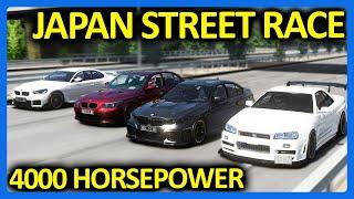 Cutting Up Traffic With 4000 Horsepower Street Racing in Japan!! (No Hesi)