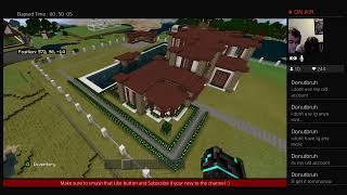 Girlfriend Shows Off Minecraft Creative World - Livestream