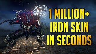 1 MILLION+ IRON SKIN ARMOR IN SECONDS | RHINO SUPER TANK BUILD & SETUP WARFRAME [2023]