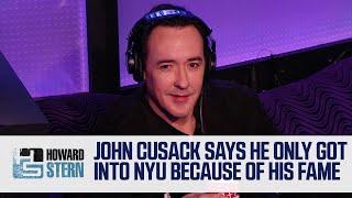 John Cusack Thinks His Fame Helped Him Get Into NYU (2012)