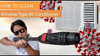 How to clean WINDOW TYPE AIR CONDITIONERS (Inverter / Non-Inverter)