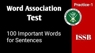 Word Association  Test(WAT) Practice for issb (Part-1)