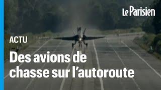 Suisse : des avions de combat F/A-18 atterrissent sur une autoroute