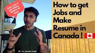 How to get jobs in Canada | How I got job offers | Best job Search Website | Tip for Resume in 2021