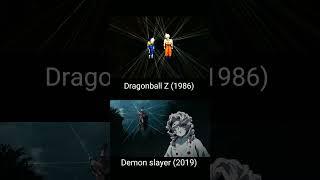 Demon slayer copy dragonball #ytshorts