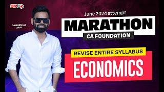 CA Foundation Economics Marathon for June 24 Attempts I Economics | CA Foundation | CA Harshad Jaju