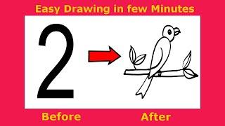 How to Draw a Parrot by using 2 -  Creator Work Space.