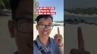 Bán đất gần biển Nha Trang chỉ 2 tỷ 650 Ngang 6m Khó Tìm #xuhuong #batdongsannhatrang