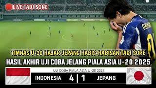 GEMPARKAN ASEAN TADI SORE !! INDONESIA U20 (4) VS (1) JEPANG U20 - UJI COBA JELANG PIALA ASIA 2025