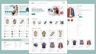 Build A Responsive Ecommerce Website Project With HTML CSS JavaScript